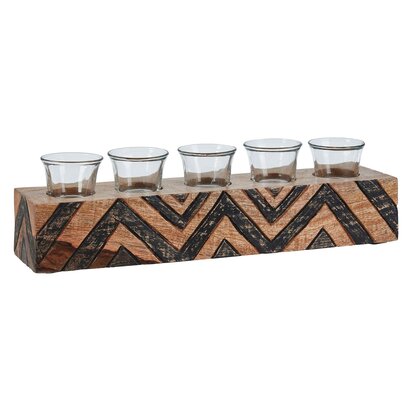 Talerbury Tribal Wooden Tealight Holder
