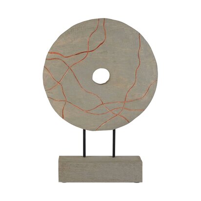 Harowod Round Wooden Sculpture