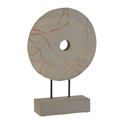 Harowod Round Wooden Sculpture