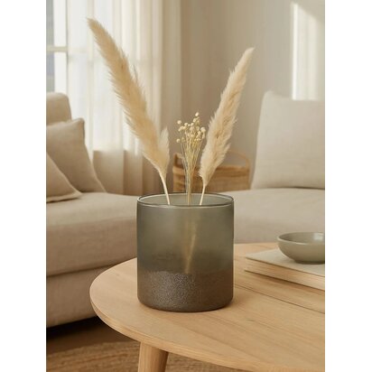 Glenobury Small Grey Sand Effect Vase