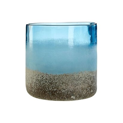 Glenobury Small Blue Sand Effect Vase