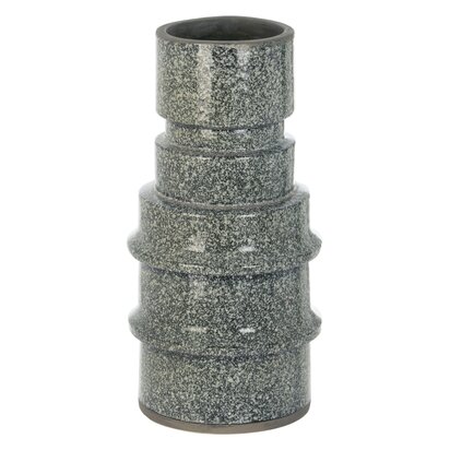 Valerton Grey Speckled Earthenware Vase