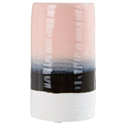 Rosarley Dip Dye Effect Cylindrical Vase