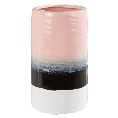 Rosarley Dip Dye Effect Cylindrical Vase