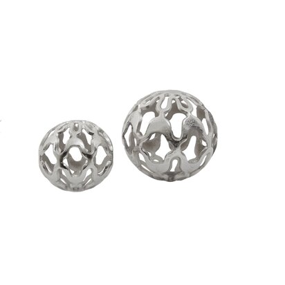Rosisfield Townhouse Set Of Two Deco Ball Set