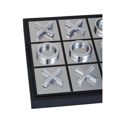 Prionell Games Black and Silver Noughts And Crosses