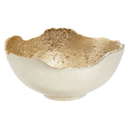 Maronell Small Nickel and Gold Finish Bowl