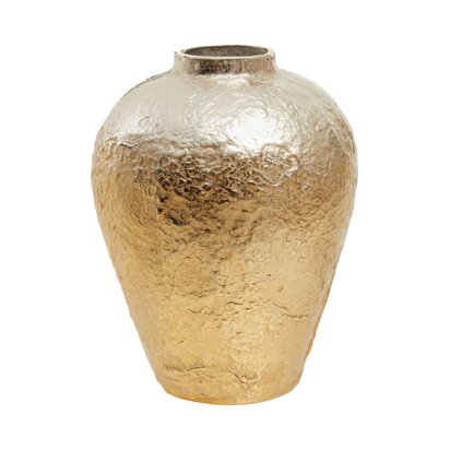 Maronell Large Ombre Silver and Gold Finish Vase