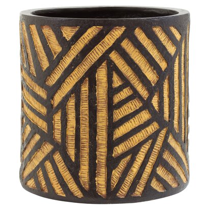 Beaergate Natural And Black Planter