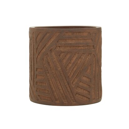 Beaergate Brown Textured Planter