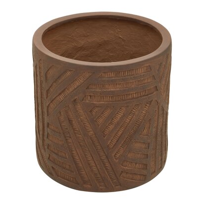 Beaergate Brown Textured Planter
