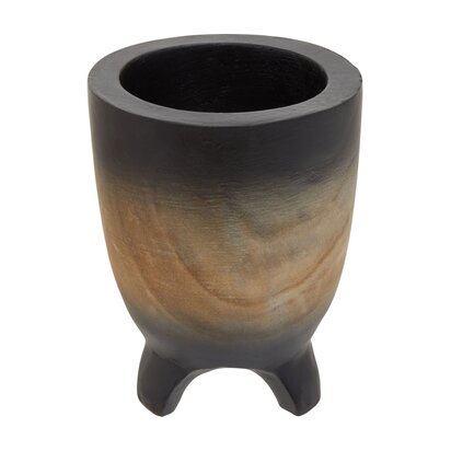 Emermont Small Wooden Black Ombre Planter