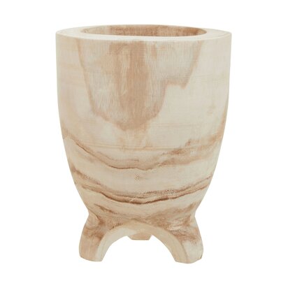 Emermont Large Natural Wooden Planter