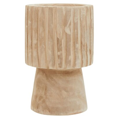 Emermont Engraved Wooden Vase
