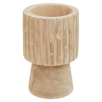 Emermont Engraved Wooden Vase