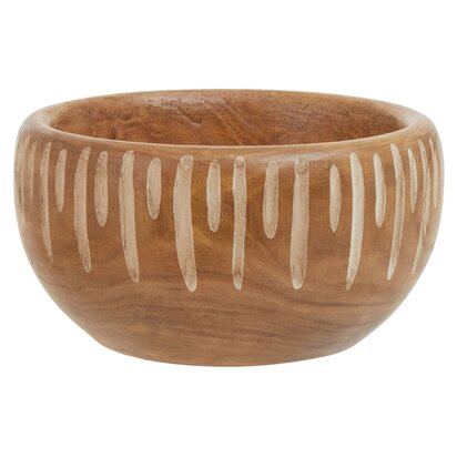 Emermont Small Brown And Natural Round Bowl.