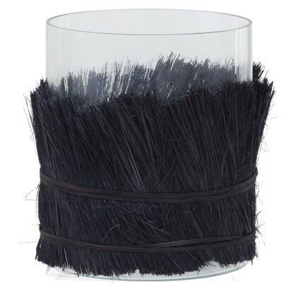 Beaubury Black Medium Candle Holder