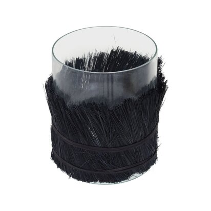 Beaubury Black Medium Candle Holder