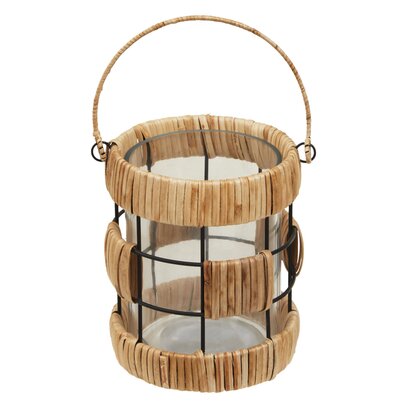 Beaubury Natural And Black Small Lantern