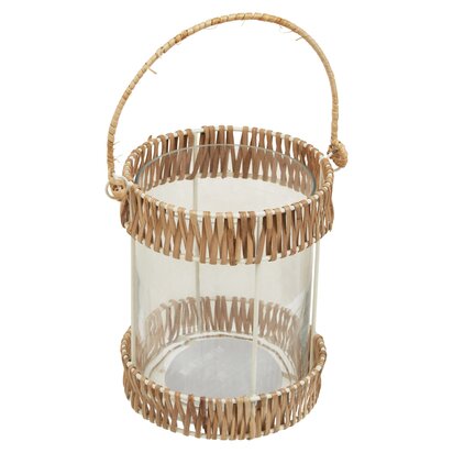 Beaubury Natural And White Small Lantern