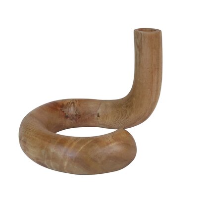 Emermont Natural Wood Candle Holder