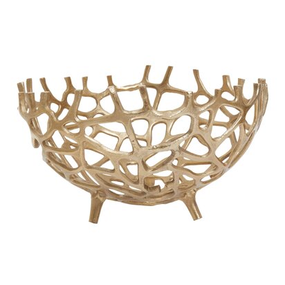 Weseford Large Coral Effect Bowl