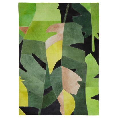 Niaestead Safira Large Botanical Hair on Leather Rug