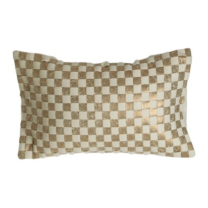 Niaestead Kensington Townhouse Cream And Gold Check Cushion