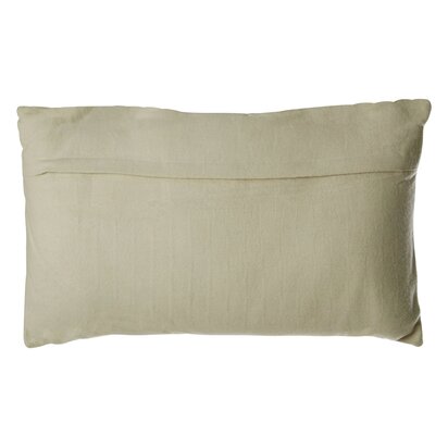 Niaestead Kensington Townhouse Rectangular Ivory And Silver Check Cushion