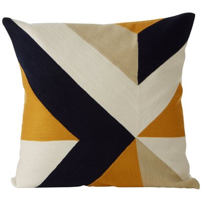 Niaestead Ozella Abstract Pattern Embroidered Cushion