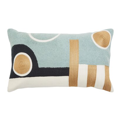 Niaestead Ozella Abstract Rectangular Cushion