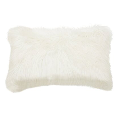 Niaestead Lamina Cream Fur Cushion
