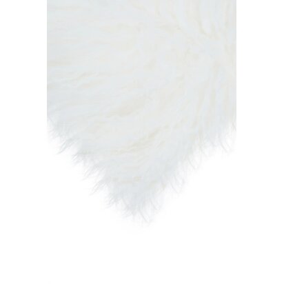 Niaestead Real Mongolian Fur Grey Ombre Rectangular Cushion