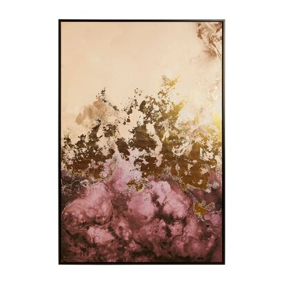 Norowden Cream And Mauve Wall Art