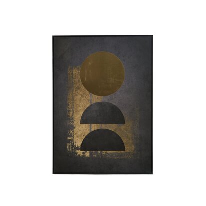 Norowden Gold Foil Canvas Wall Art
