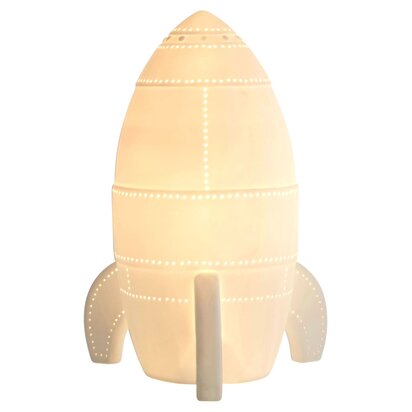 Arinridge Kids Rocket Ceramic Night Light