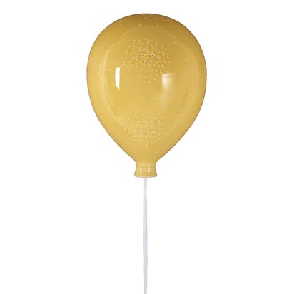 Arinridge Kids Yellow Balloon Ceramic Wall Night Light