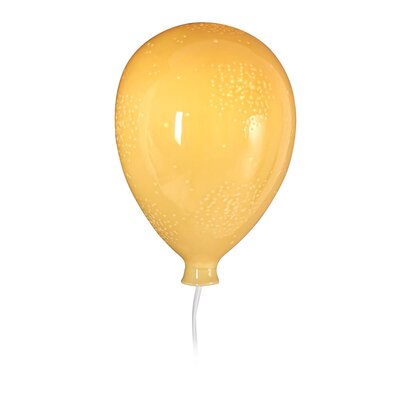 Arinridge Kids Yellow Balloon Ceramic Wall Night Light
