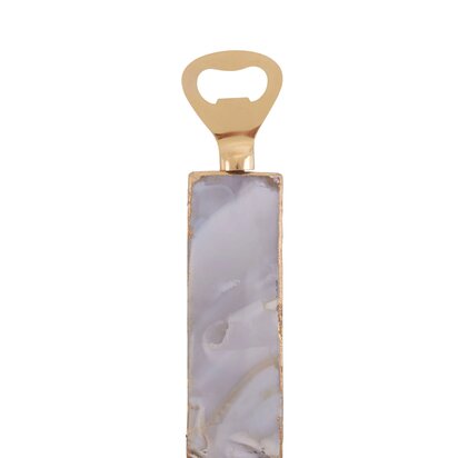 Alonhurst Agata Natural Bottle Opener And Stopper Set