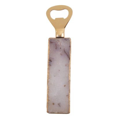 Alonhurst Agata Grey Bottle Opener And Stopper Set