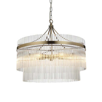 Marietta 5 Light Antique Brass Pendant Ceiling Light