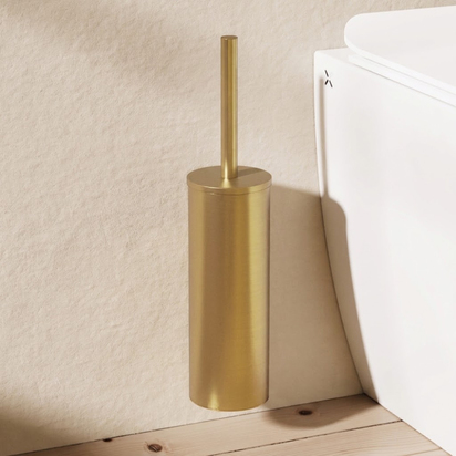 Crosswater MPRO Toilet Brush Holder - Brushed Brass
